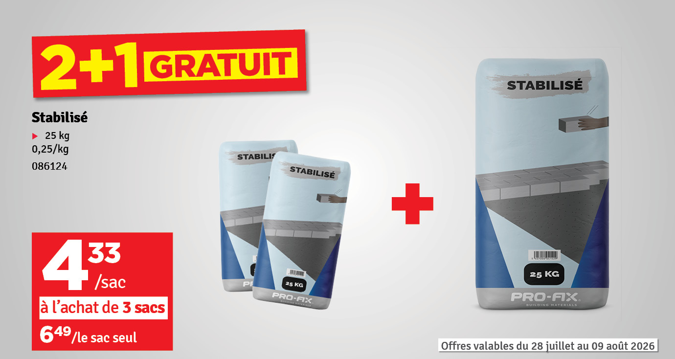 Stabilisé 25 kg PRO-FIX